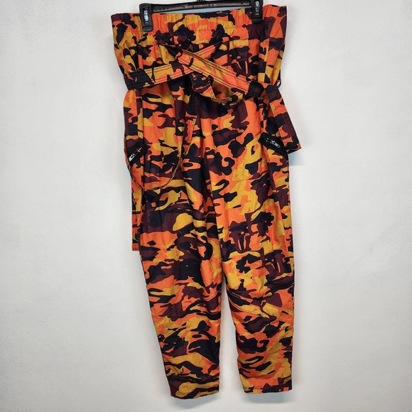 Balera Orange and Black Camouflage Pants - Picture 8 of 14